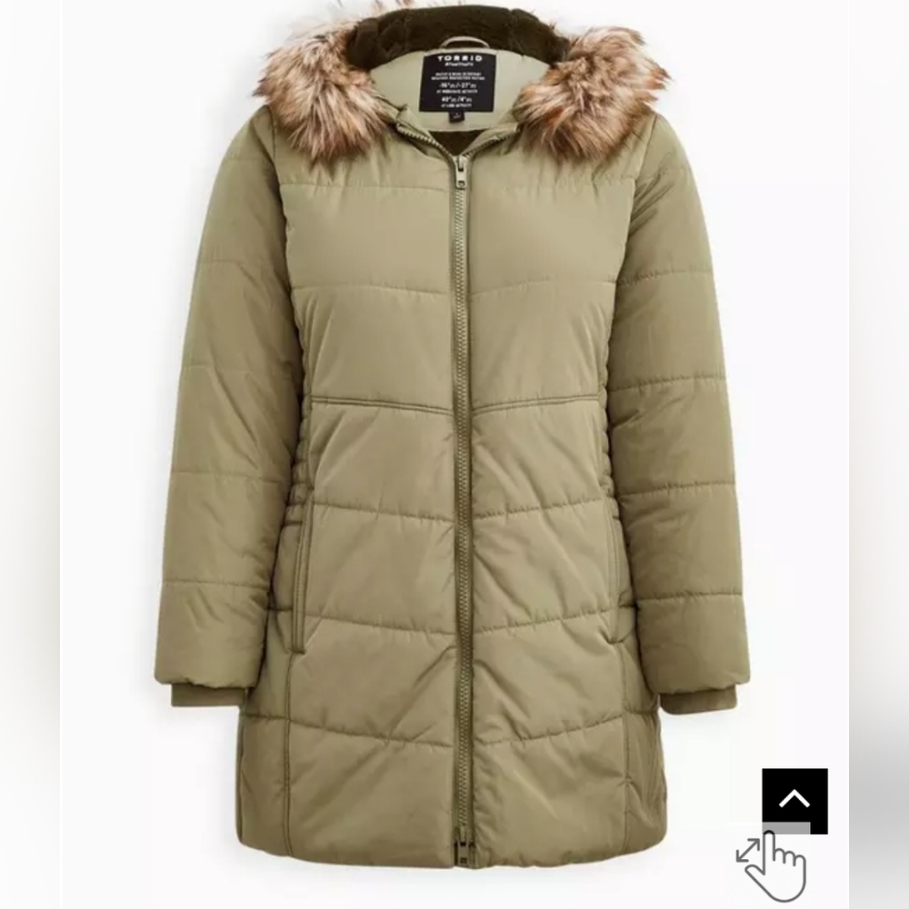 Torrid Fit And Flare Puffer